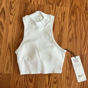 Alo Yoga Goddess Rib Cropped bra tank XS